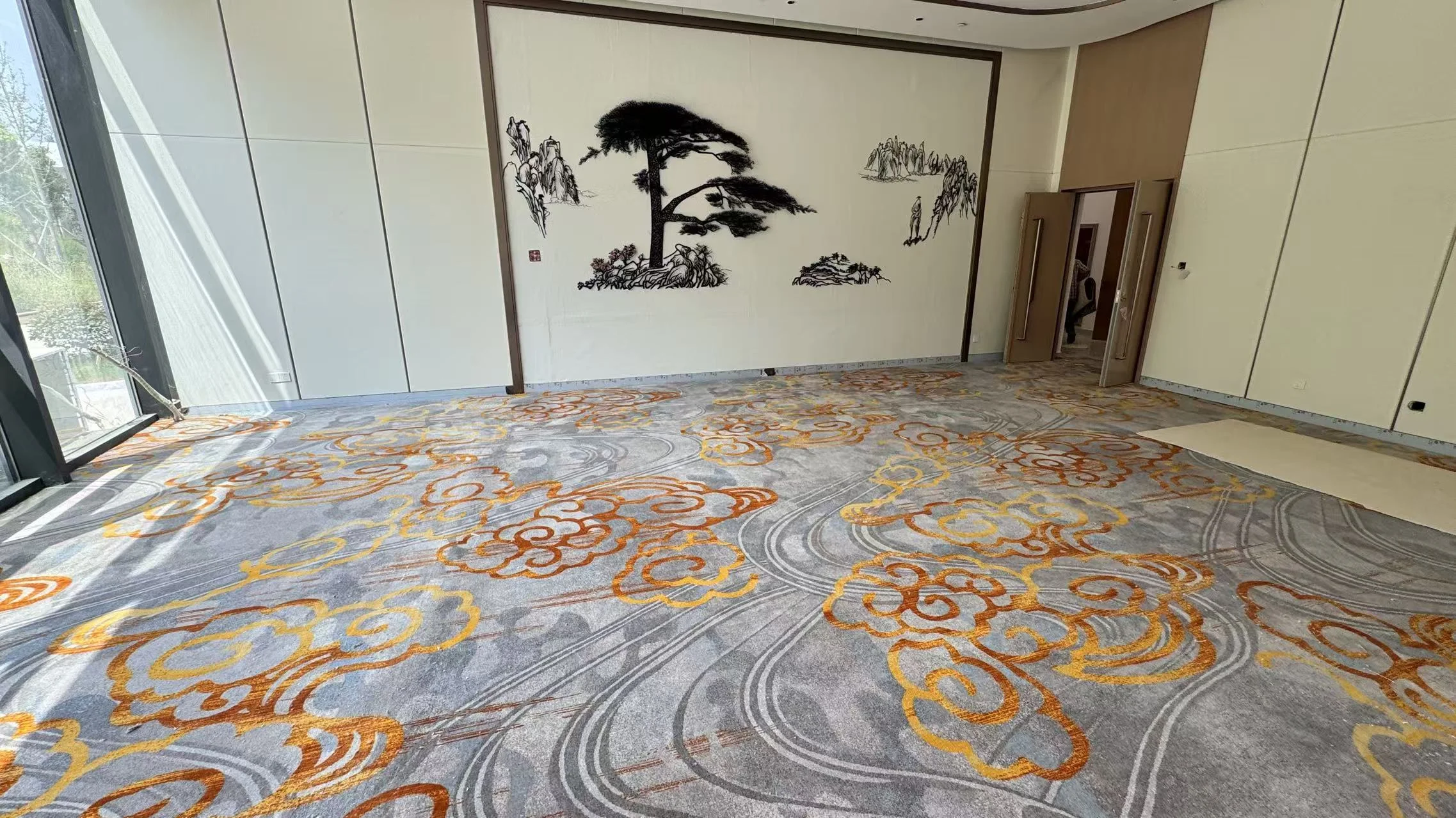 海马地毯工程算料排版实景