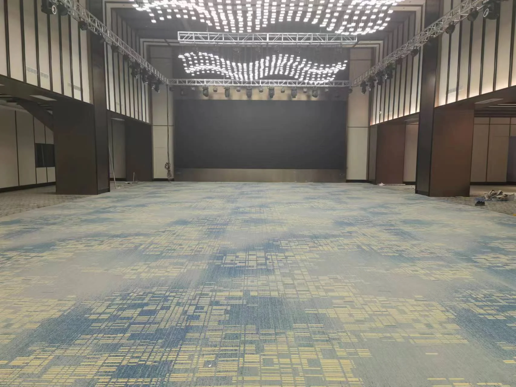 海马地毯阿克明斯特编织地毯工程实景铺装
