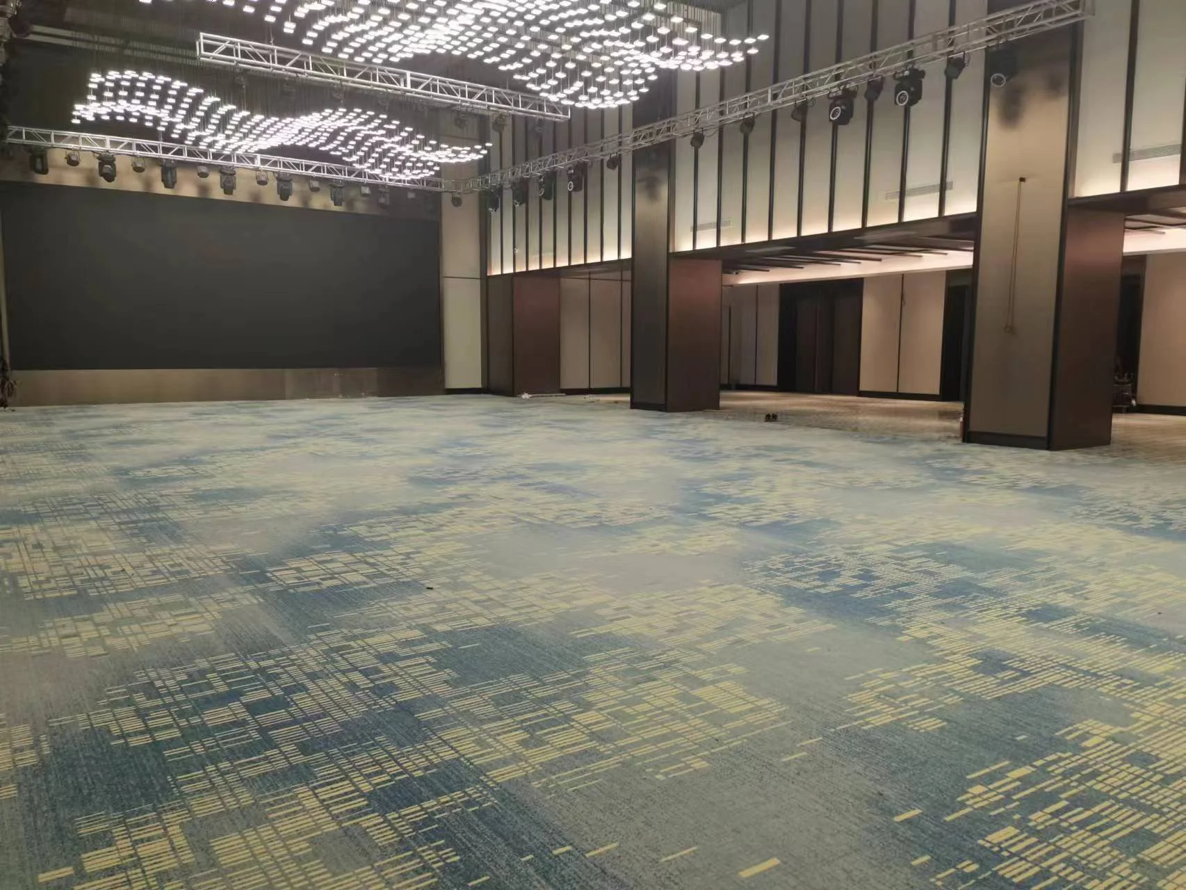 海马地毯阿克明斯特编织地毯工程实景铺装